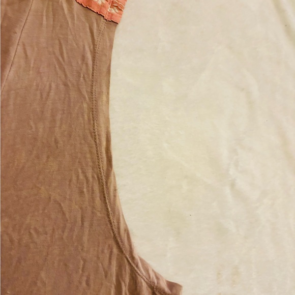 POL Light Brown Sleeveless Cardigan with Fringe GC Size M - Picture 6 of 11